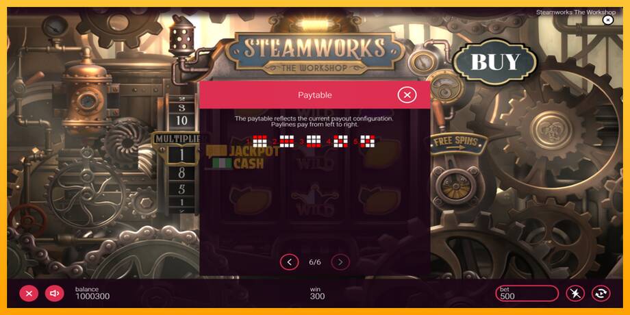 Steamworks - The Workshop машина за игри за пари, слика 7