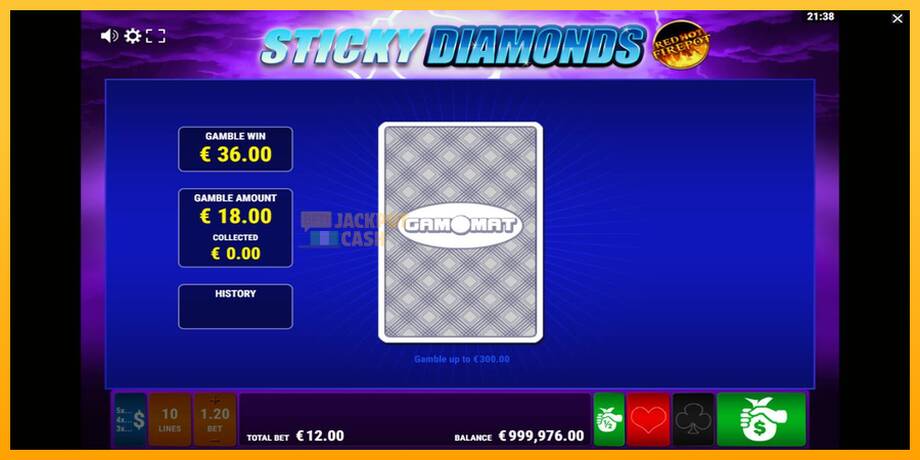 Sticky Diamonds Red Hot Firepot машина за игри за пари, слика 3