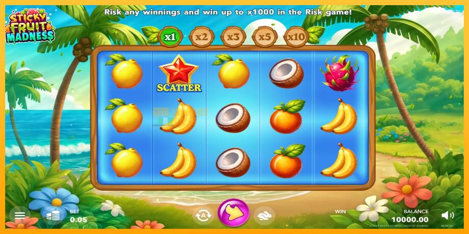 Sticky Fruit Madness машина за игри за пари, слика 1