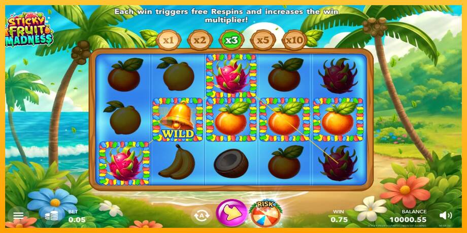 Sticky Fruit Madness машина за игри за пари, слика 3