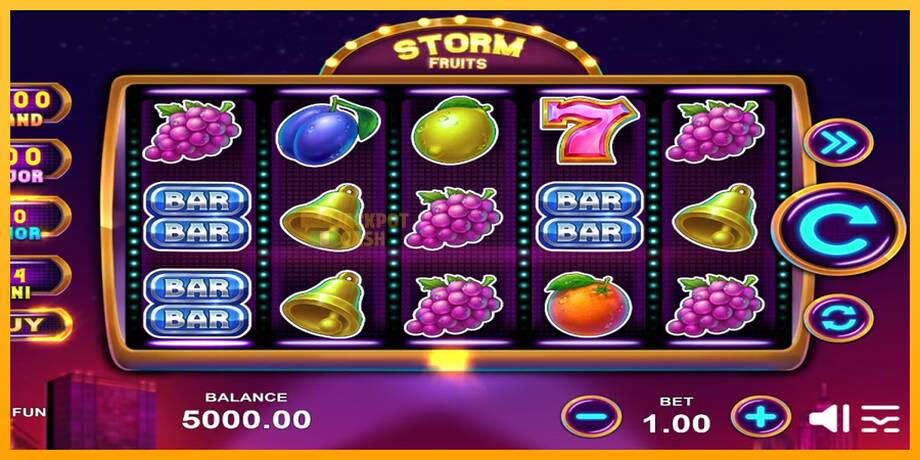 Storm Fruits машина за игри за пари, слика 1