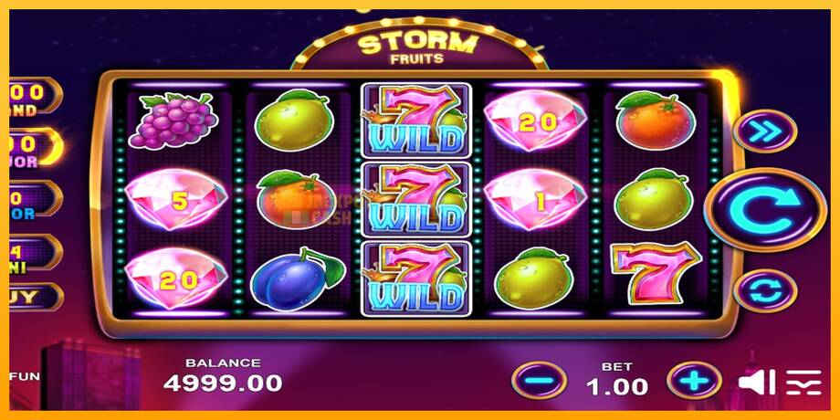 Storm Fruits машина за игри за пари, слика 3