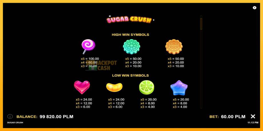 Sugar Crush машина за игри за пари, слика 5