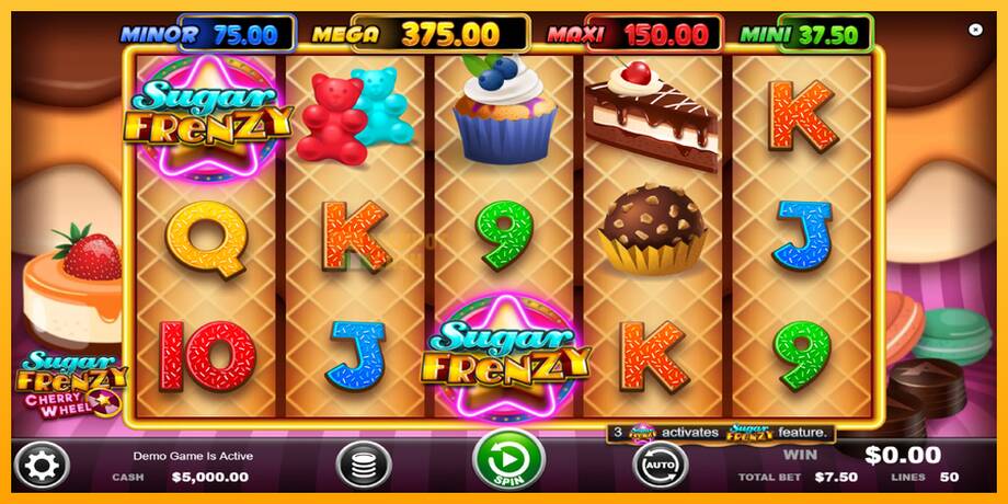 Sugar Frenzy Cherry Wheel машина за игри за пари, слика 1