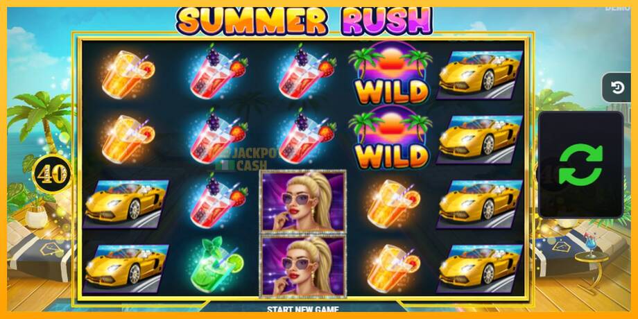 Summer Rush машина за игри за пари, слика 3