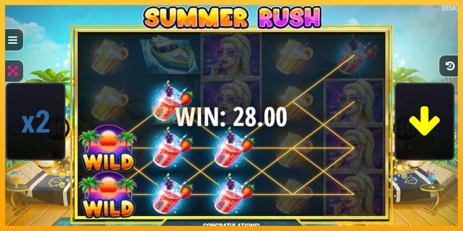 Summer Rush машина за игри за пари, слика 4