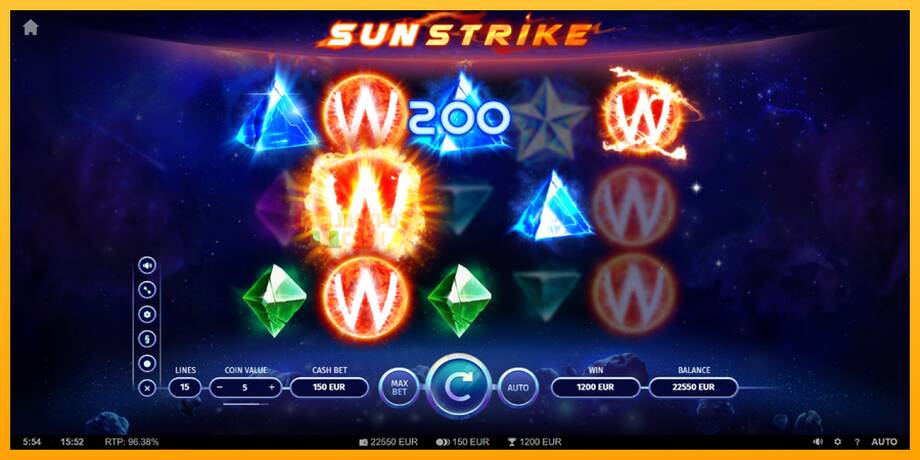 Sun Strike машина за игри за пари, слика 4