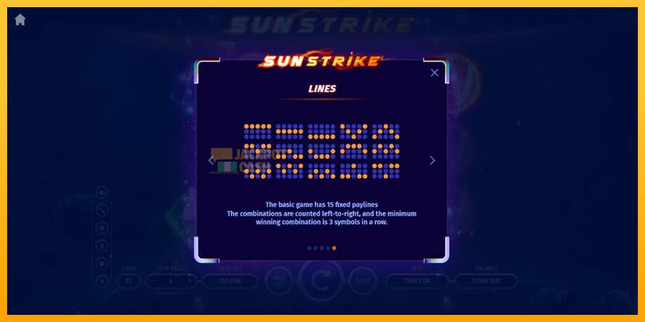 Sun Strike машина за игри за пари, слика 7