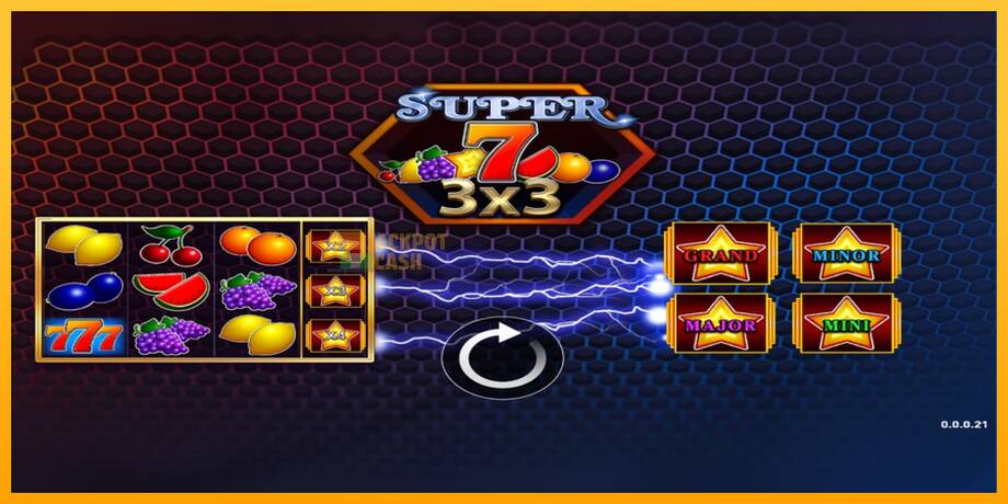 Super 7 3x3 машина за игри за пари, слика 1