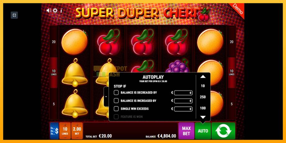 Super Duper Cherry машина за игри за пари, слика 5