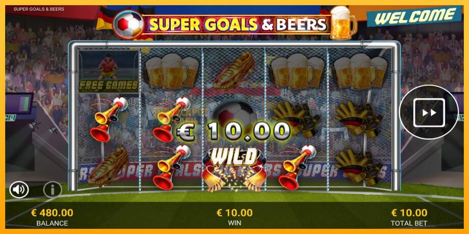 Super Goals & Beers машина за игри за пари, слика 3