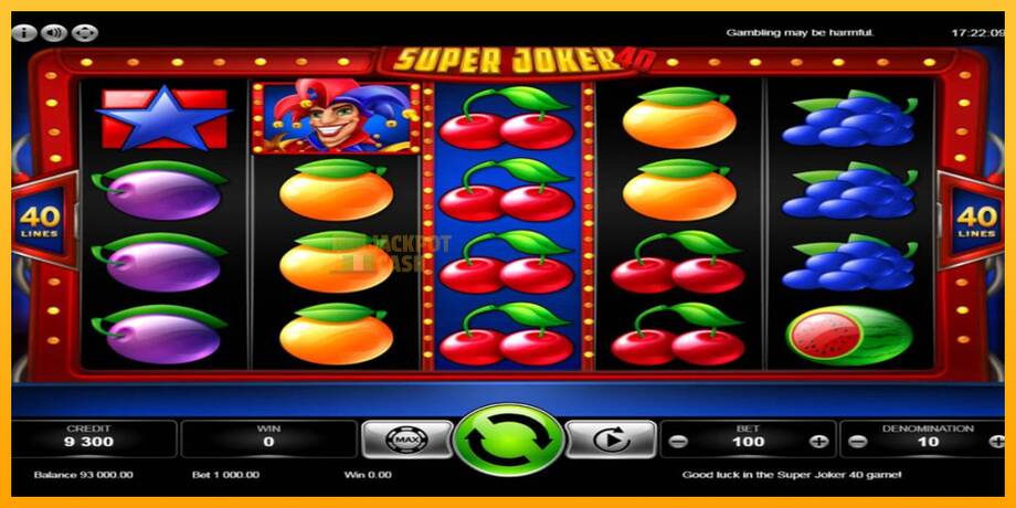 Super Joker 40 машина за игри за пари, слика 3