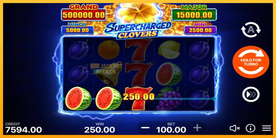 Supercharged Clovers: Hold and Win машина за игри за пари, слика 5