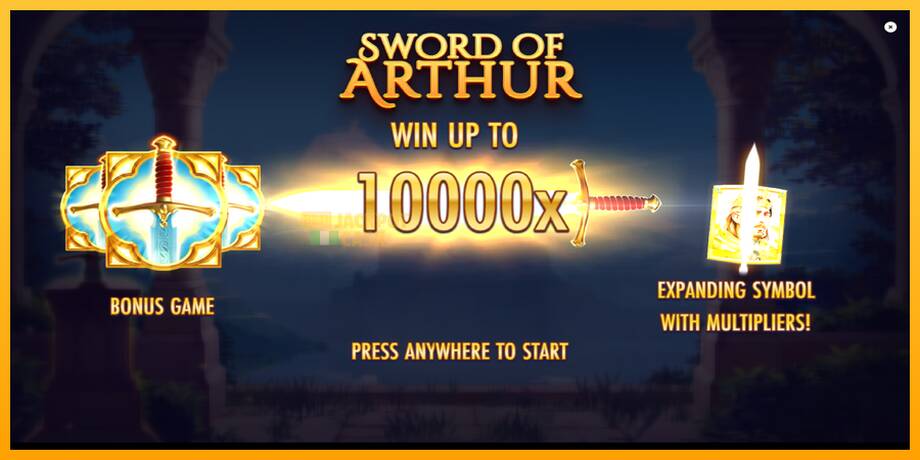 Sword of Arthur машина за игри за пари, слика 1