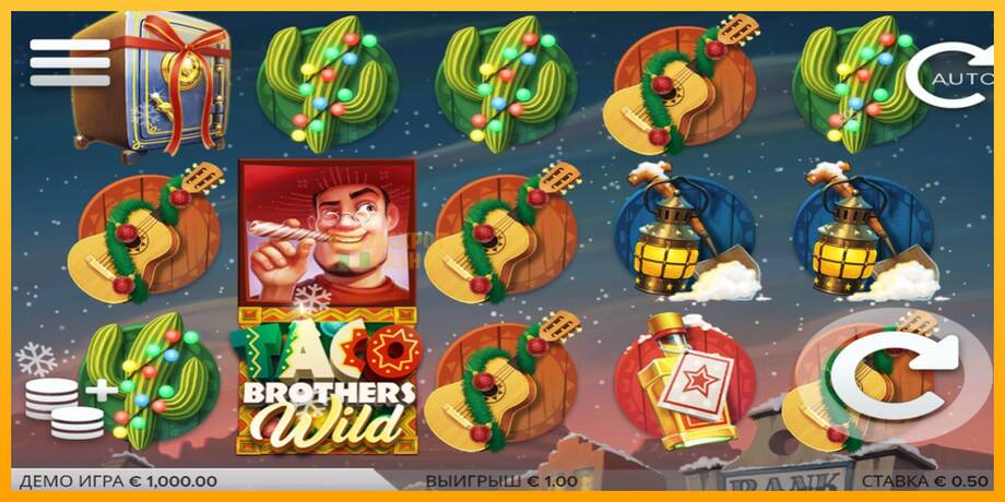 Taco Brothers Saving Christmas машина за игри за пари, слика 2