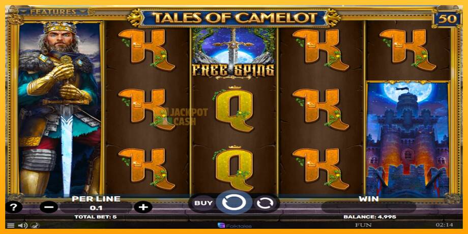 Tales of Camelot машина за игри за пари, слика 2