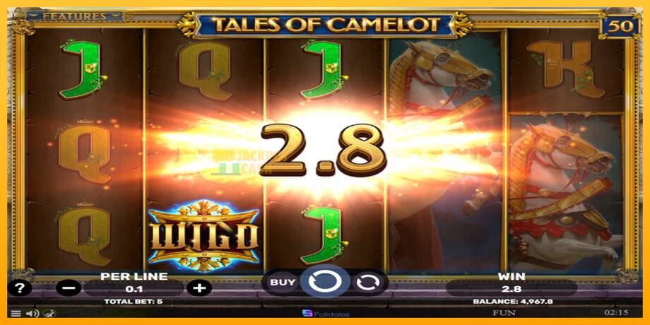 Tales of Camelot машина за игри за пари, слика 3