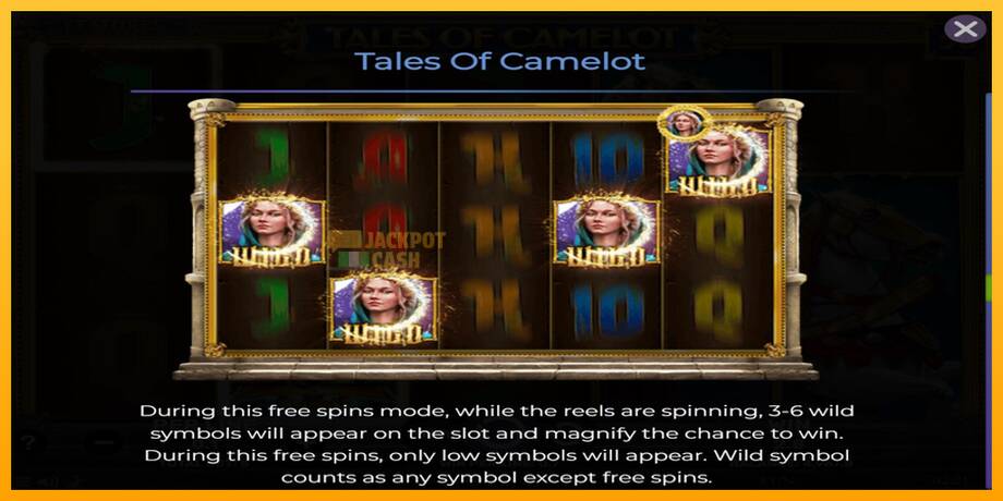 Tales of Camelot машина за игри за пари, слика 6