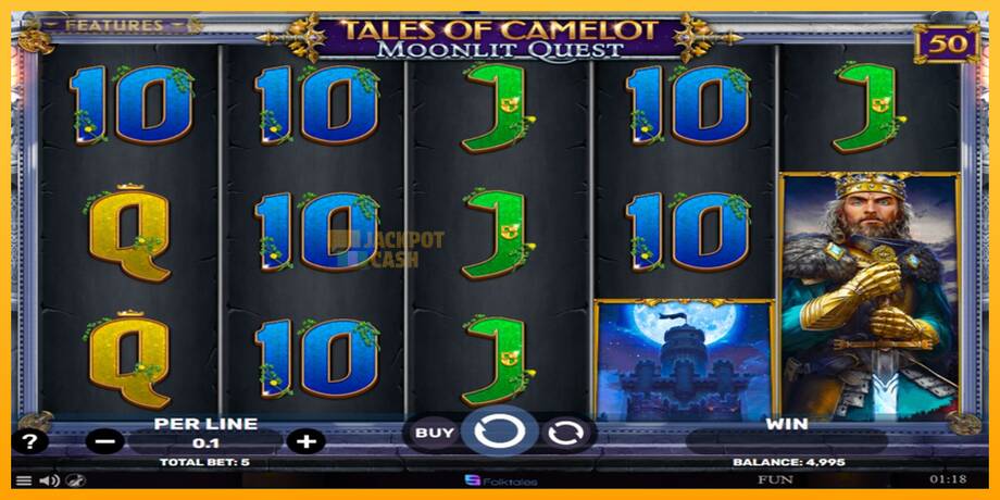 Tales of Camelot - Moonlit Quest машина за игри за пари, слика 2