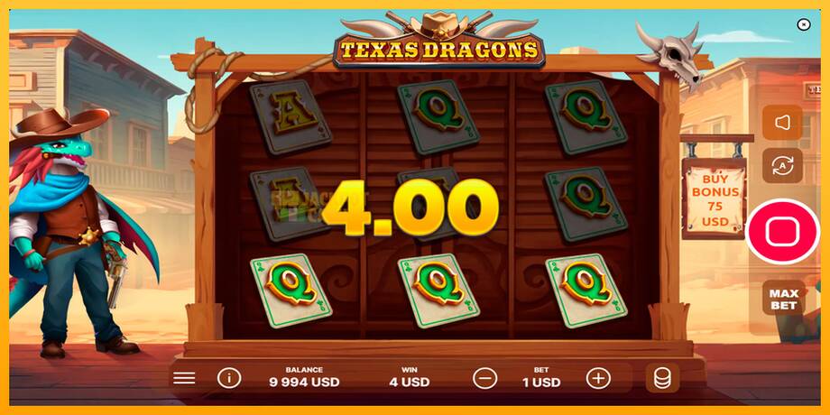 Texas Dragons машина за игри за пари, слика 2