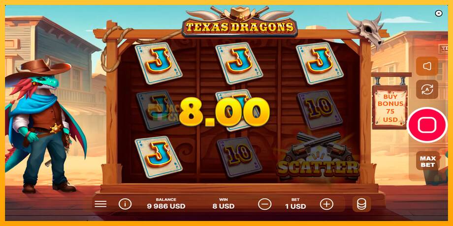 Texas Dragons машина за игри за пари, слика 3