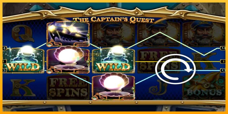 The Captains Quest машина за игри за пари, слика 3