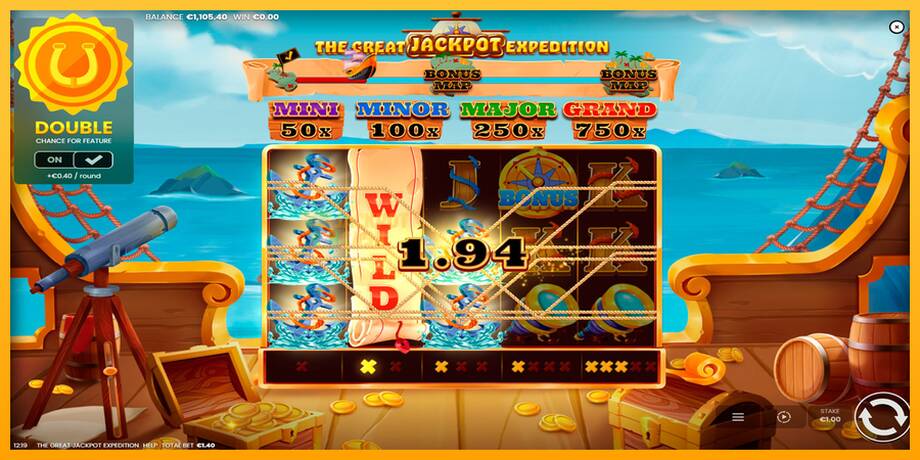 The Great Jackpot Expedition машина за игри за пари, слика 2