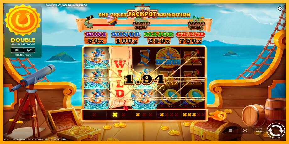 The Great Jackpot Expedition машина за игри за пари, слика 5