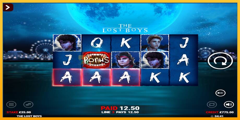 The Lost Boys Rapid Fire Jackpots машина за игри за пари, слика 2