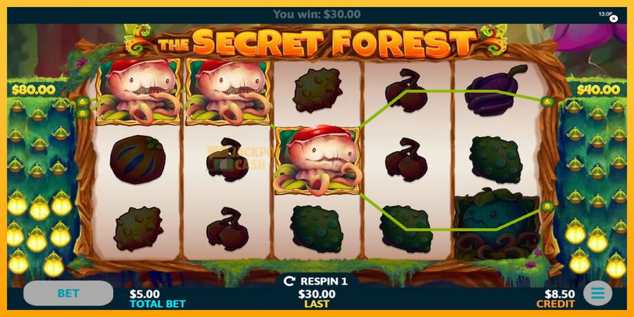 The Secret Forest машина за игри за пари, слика 3