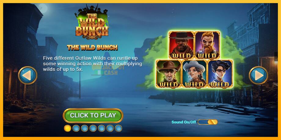 The Wild Bunch машина за игри за пари, слика 1