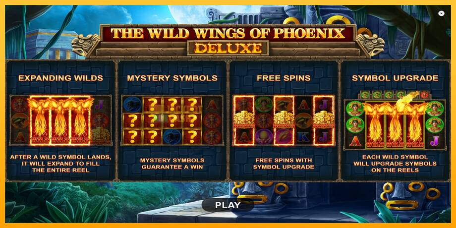 The Wild Wings of Phoenix Deluxe машина за игри за пари, слика 1