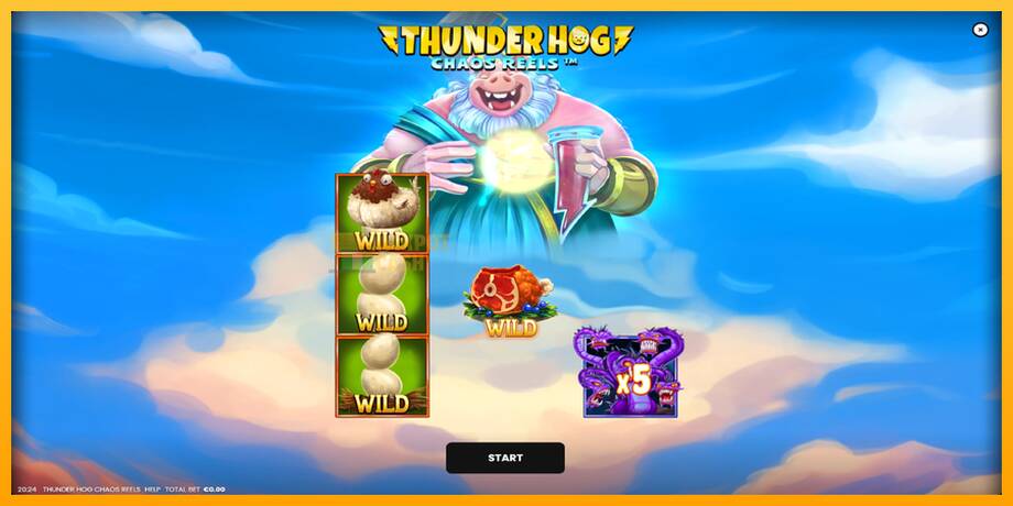 Thunder Hog Chaos Reels машина за игри за пари, слика 1