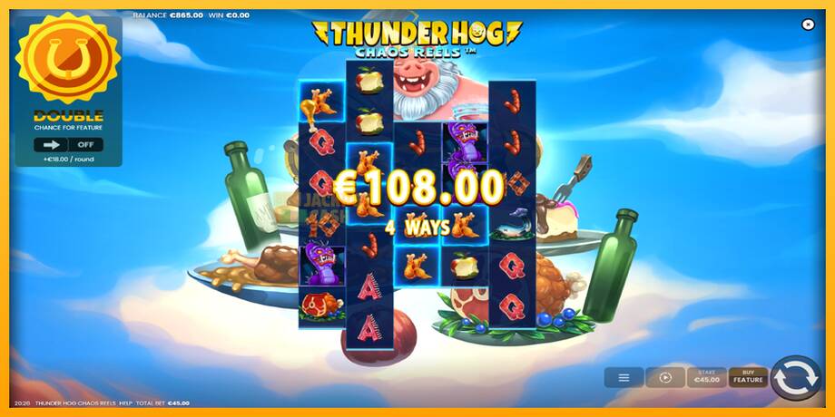 Thunder Hog Chaos Reels машина за игри за пари, слика 3