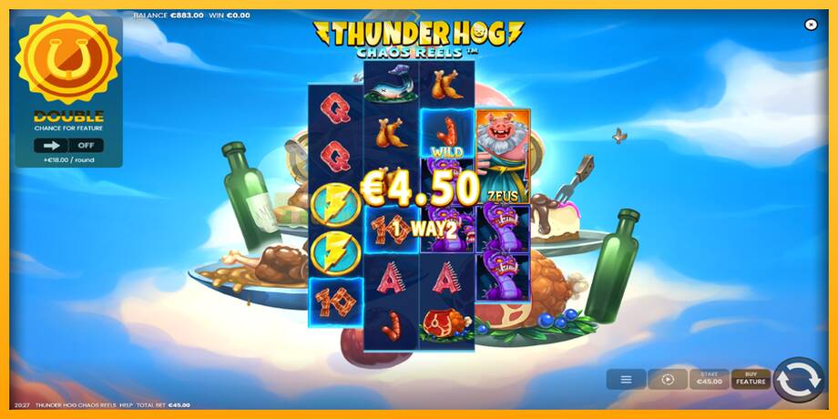 Thunder Hog Chaos Reels машина за игри за пари, слика 4