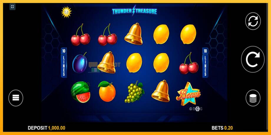 Thunder Treasure машина за игри за пари, слика 1