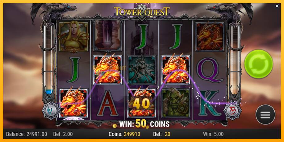 Tower Quest машина за игри за пари, слика 3