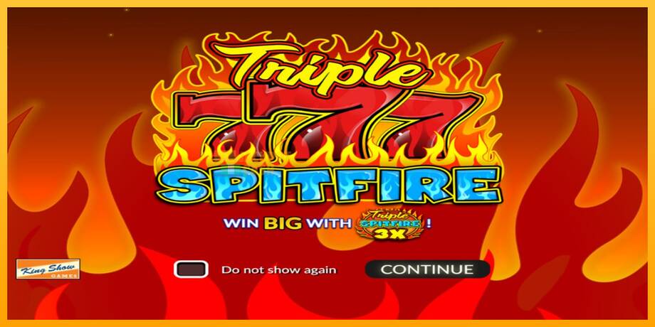 Triple 777 Spitfire машина за игри за пари, слика 1