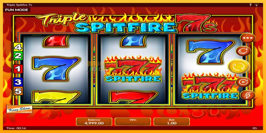 Triple 777 Spitfire машина за игри за пари, слика 2