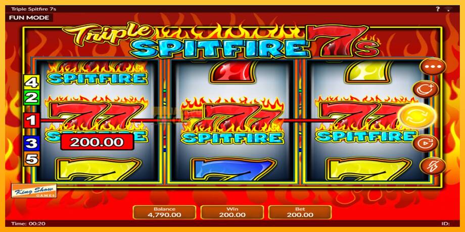 Triple 777 Spitfire машина за игри за пари, слика 3