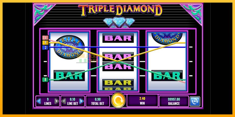 Triple Diamond машина за игри за пари, слика 3