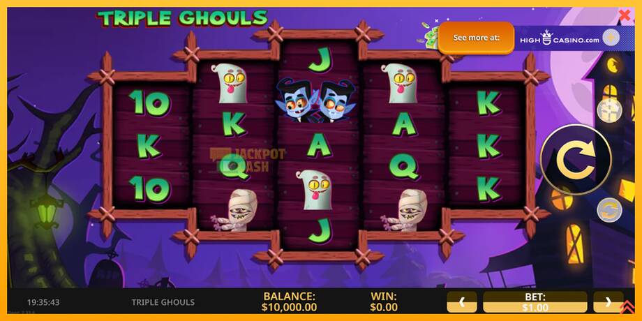 Triple Ghouls машина за игри за пари, слика 1