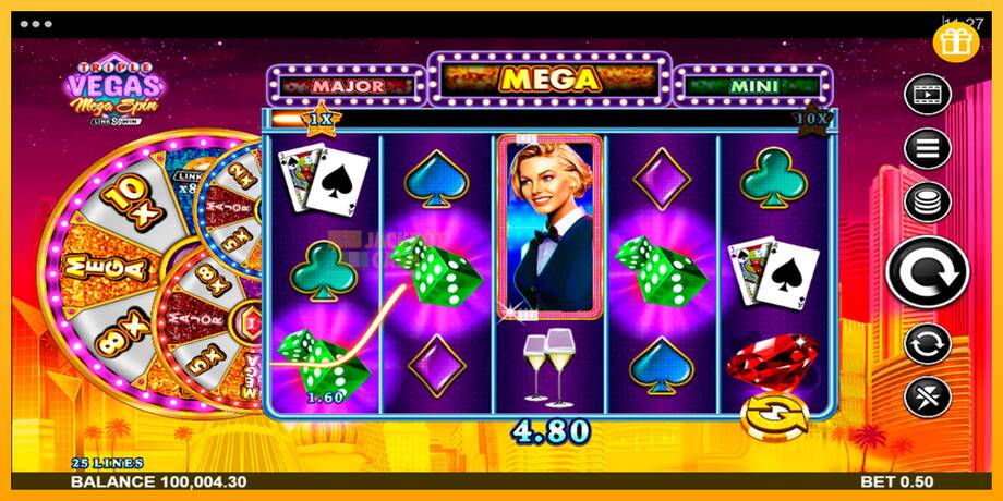 Triple Vegas Mega Spin машина за игри за пари, слика 2