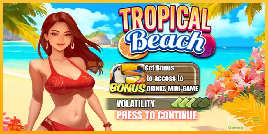 Tropical Beach машина за игри за пари, слика 1