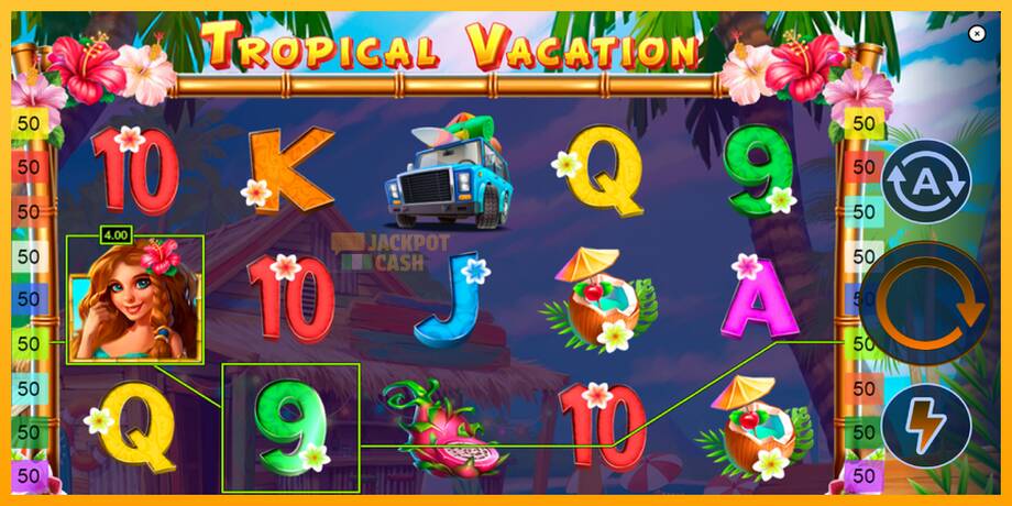 Tropical Vacation машина за игри за пари, слика 2