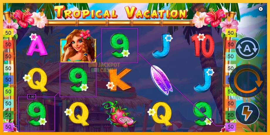 Tropical Vacation машина за игри за пари, слика 4