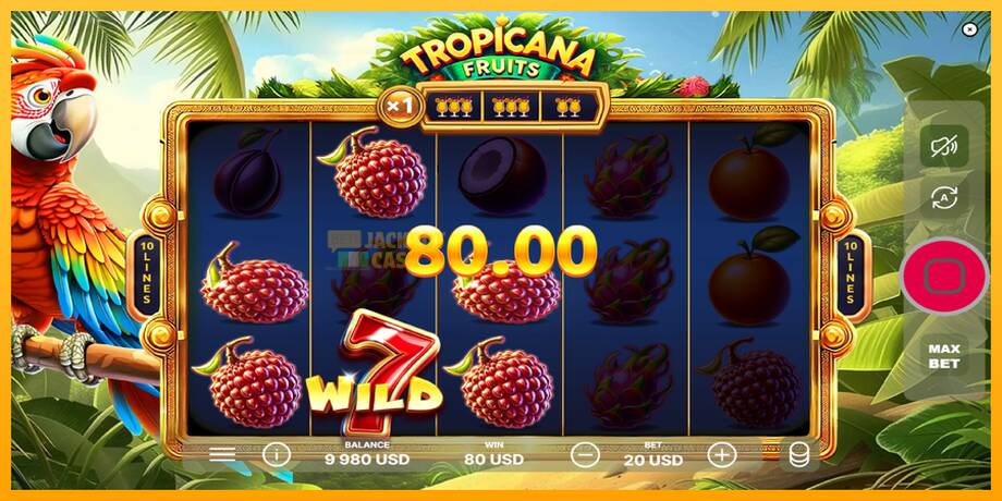 Tropicana Fruits машина за игри за пари, слика 3