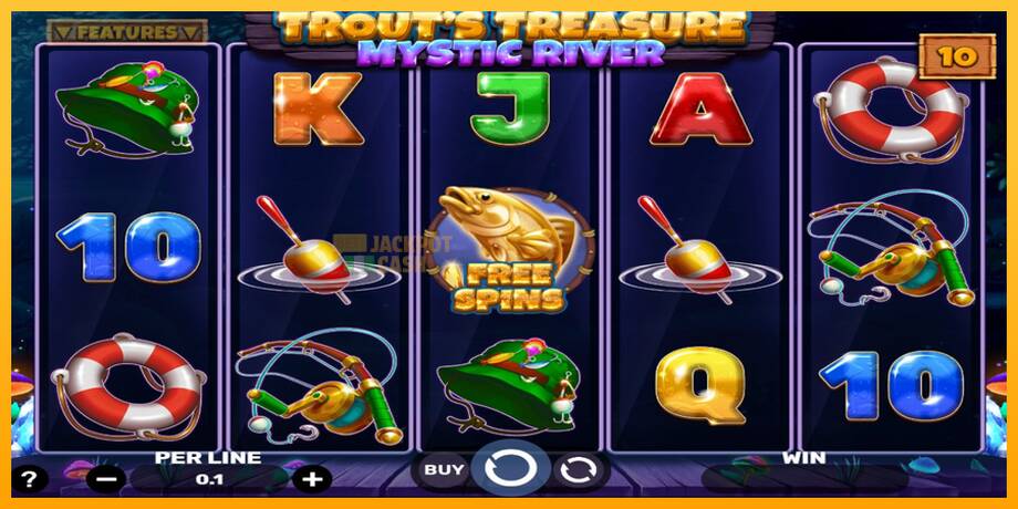 Trouts Treasure - Mystic River машина за игри за пари, слика 1