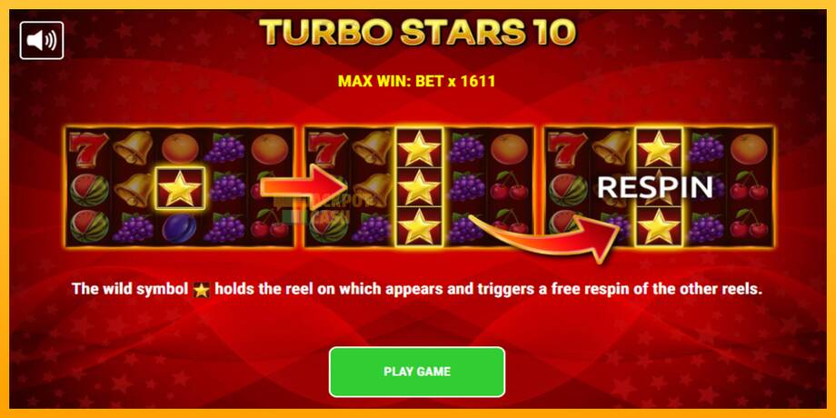 Turbo Stars 10 машина за игри за пари, слика 1