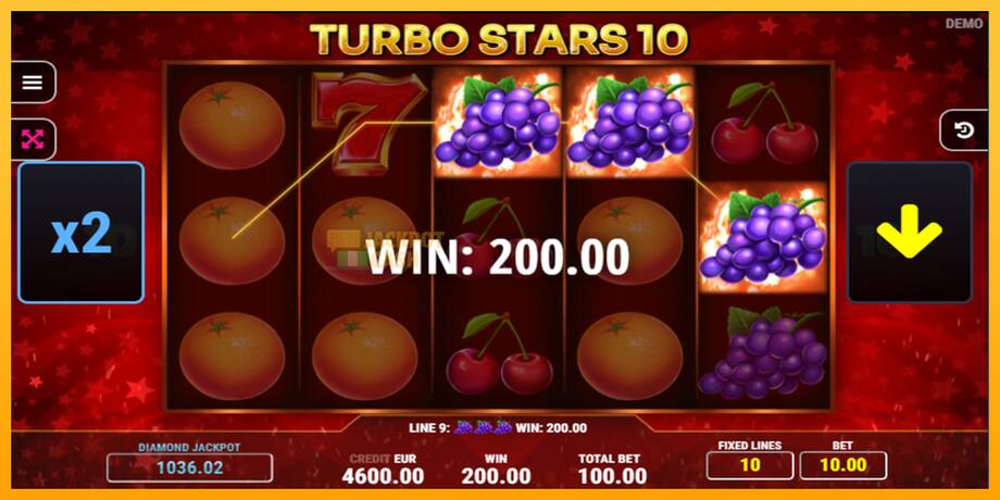 Turbo Stars 10 машина за игри за пари, слика 3